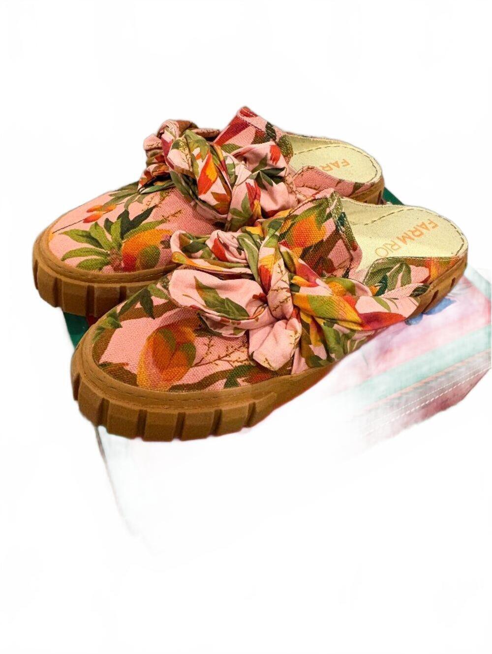 Farm Rio Pink Mule Sneaker